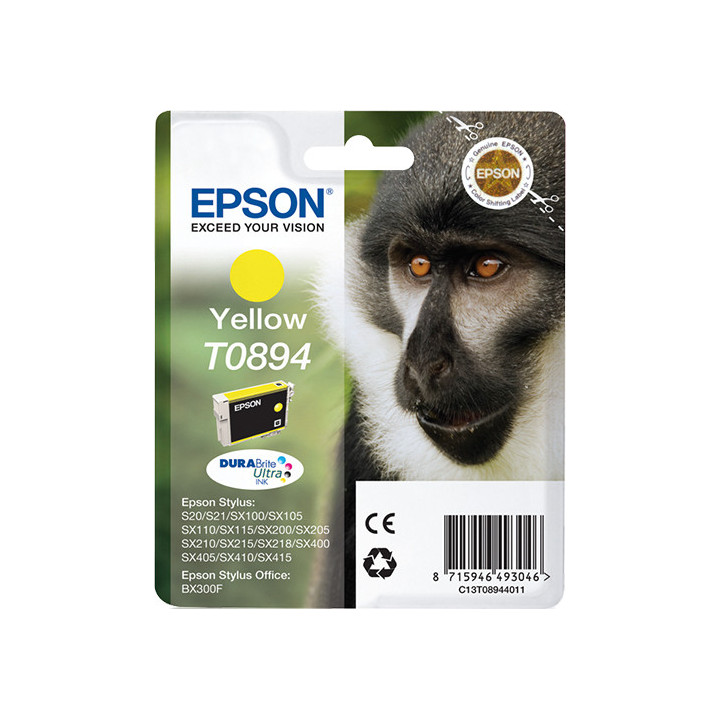 Epson Monkey Cartouche "Singe" - Encre DURABrite Ultra J