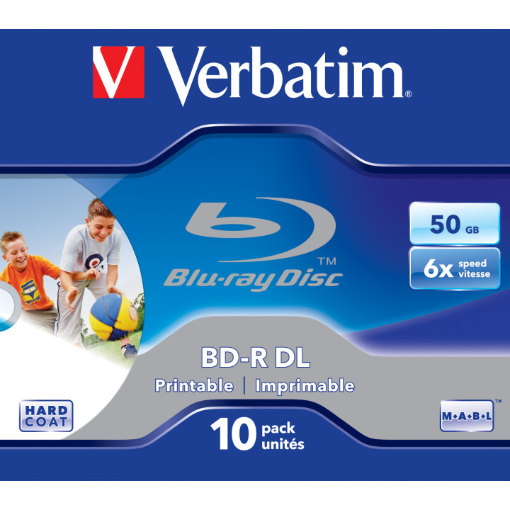 Verbatim 43736 disque vierge Blu-Ray BD-R 50 Go 10 pièce(s)