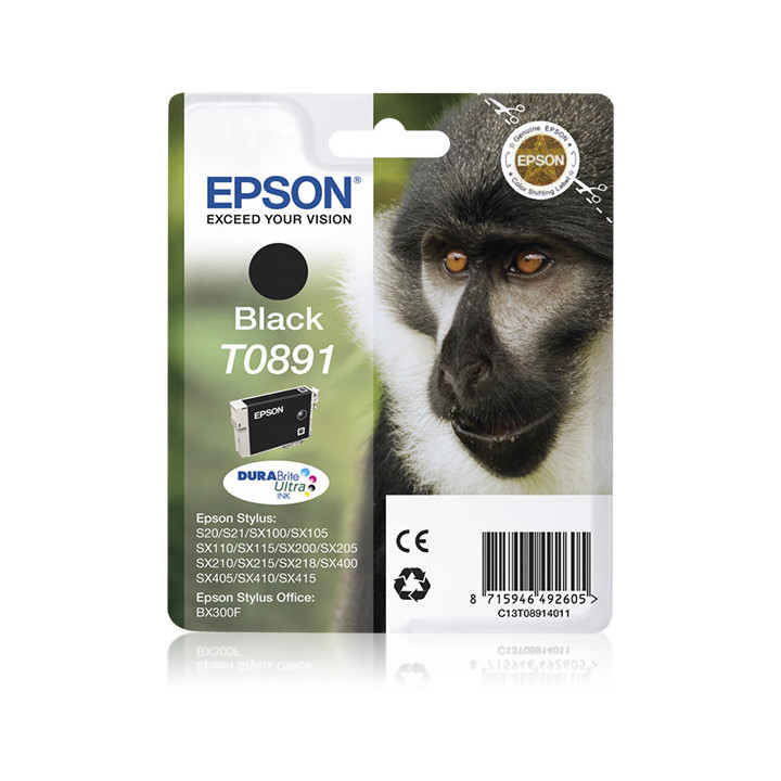 Epson Monkey Cartouche "Singe" - Encre DURABrite Ultra N