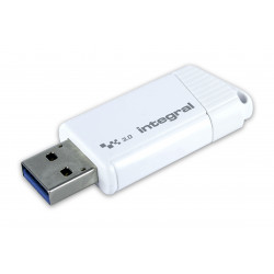Integral INFD128GBTURBWH3.0 lecteur USB flash 128 Go USB Type-A 3.2 Gen 1 (3.1 Gen 1) Blanc