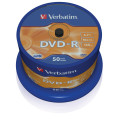 Verbatim DVD-R Matt Silver 4,7 Go 50 pièce(s)