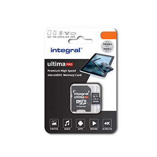 Integral INMSDH32G-100/70V30 mémoire flash 32 Go MicroSDHC UHS-I Classe 10