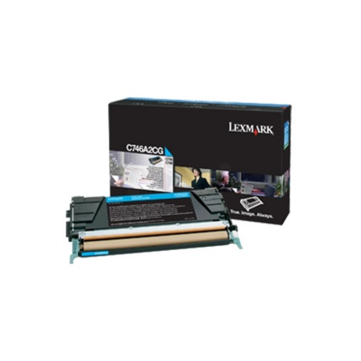 Lexmark C746A3CG toner cartridge 1 pc(s) Original Cyan