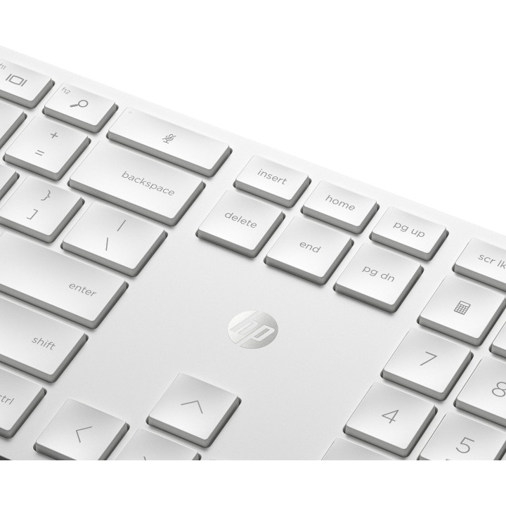 HP 650 WRLS KB/MSE COMBO WHT FR clavier Souris incluse Maison RF sans fil Blanc