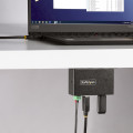 StarTech.com Hub USB 3.0 4 Ports avec 4x USB-A, Boîtier Industriel en Métal, Hub USB 4 ports avec Protection ESD, Montage Mur