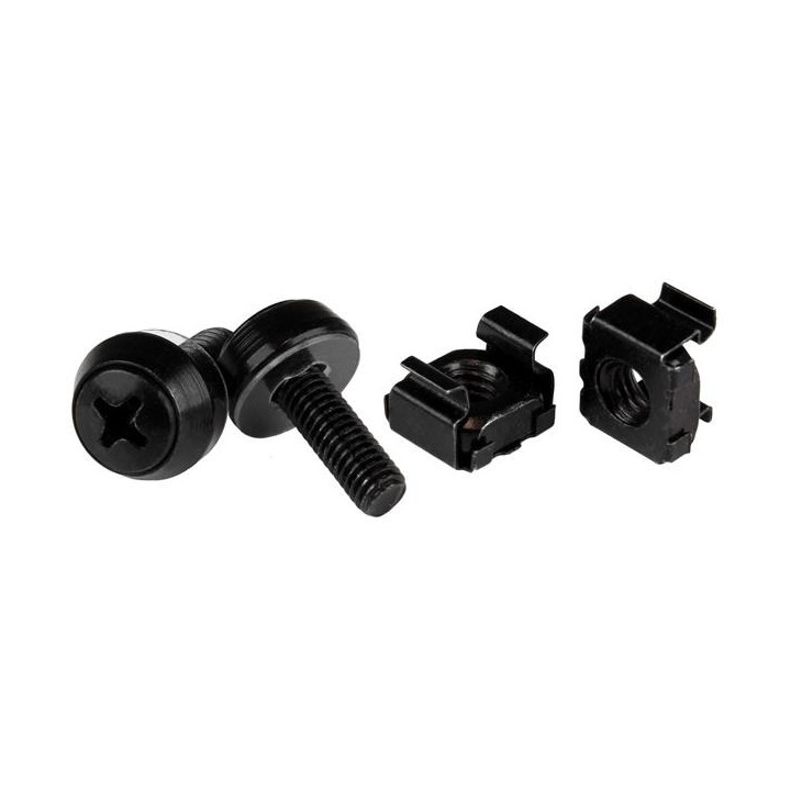 StarTech.com Paquet de 100 vis et écrous cages M5 x 12 mm - Noir