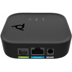 Poly Adaptateur VoIP ATA 400 1FXS Port Voix avec Open SIP et module d’alimentation