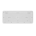 Logitech 920-011023 clavier Souris incluse Bureau Bluetooth AZERTY Français Blanc