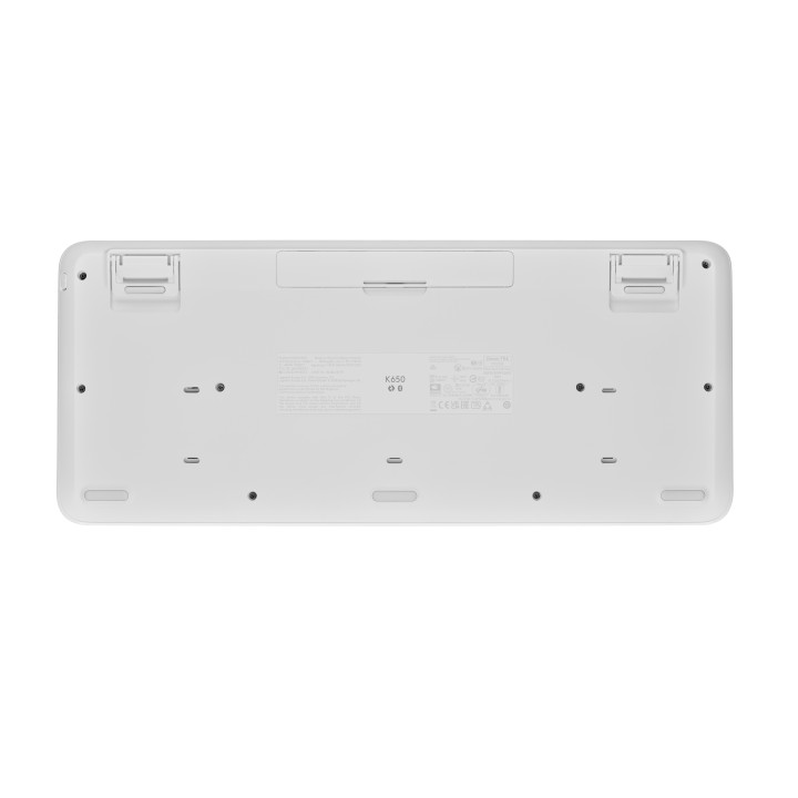 Logitech 920-011023 clavier Souris incluse Bureau Bluetooth AZERTY Français Blanc