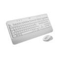 Logitech 920-011023 clavier Souris incluse Bureau Bluetooth AZERTY Français Blanc