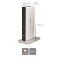 StarTech.com Station d'Accueil USB 3.0 pour Deux Écrans avec Adaptateurs DVI vers VGA et HDMI, 5x USB 3.0 et Audio - Station d