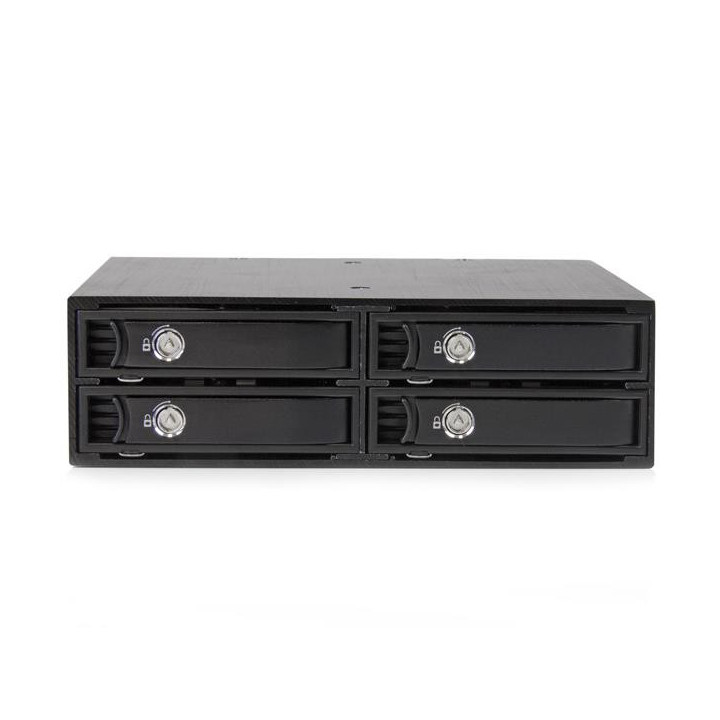 StarTech.com Backplane pour 4 disques durs SAS/SATA de 2,5" - Rack mobile 4x HDD / SSD avec échange à chaud