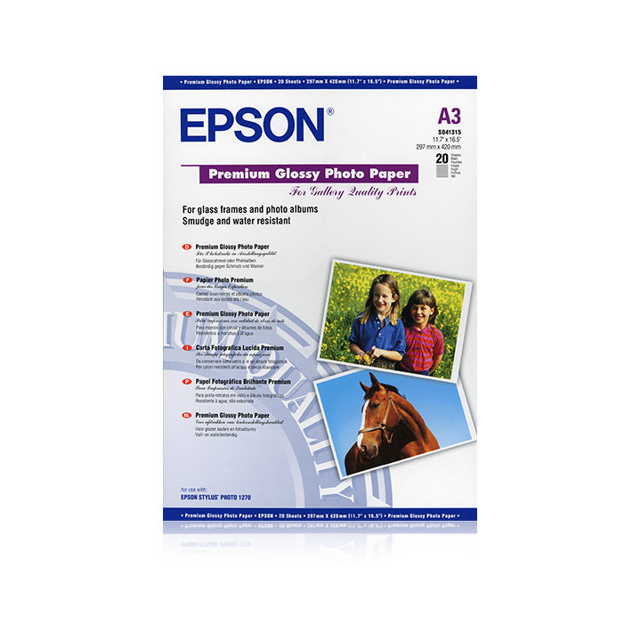 Epson Pap Photo Premium Glacé A3 (20f./255g)