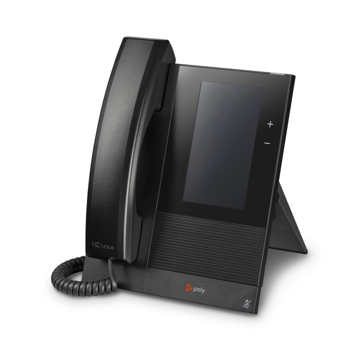Poly Téléphone multimédia professionnel CCX 400 pour Microsoft Teams et compatible PoE