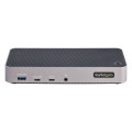 StarTech.com Station d'Accueil Triple Moniteur USB-C - Dock Triple HDMI/DP 4k USB-C - Hub USB 5x - GbE - 100W PD - Docking Stat