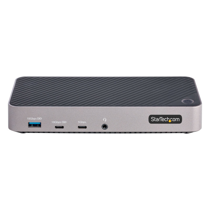 StarTech.com Station d'Accueil Triple Moniteur USB-C - Dock Triple HDMI/DP 4k USB-C - Hub USB 5x - GbE - 100W PD - Docking Stat