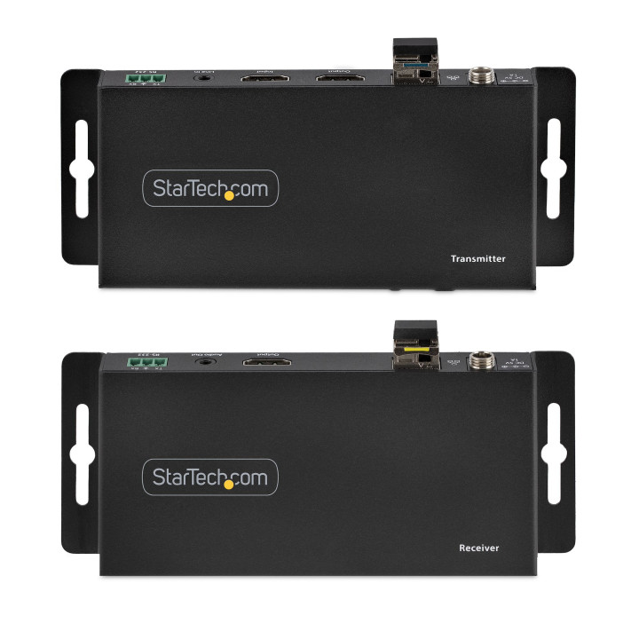 StarTech.com Kit Extender HDMI Fibre Optique - 4K60Hz jusqu'à 1km (Monomode) ou 300m (Multimode) Fibre optique LC, HDR, HDCP, 