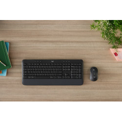 Logitech 920-010998 clavier Souris incluse Bureau Bluetooth QWERTY Espagnole Graphite