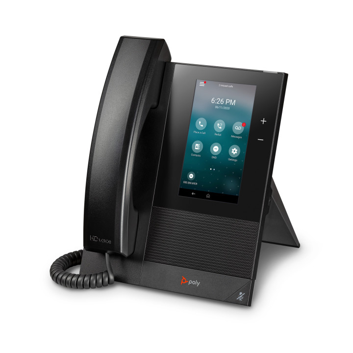 HP Poly CCX 400 téléphone fixe Noir 24 lignes LCD