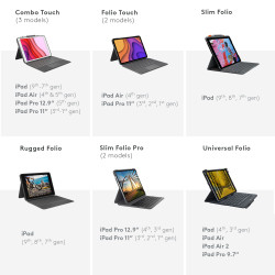 Logitech Combo Touch for iPad Pro 12.9-inch (5th generation)