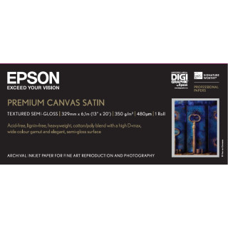 Epson Toile Premium Canvas Satin 350g 13" (0,33x6,1m)