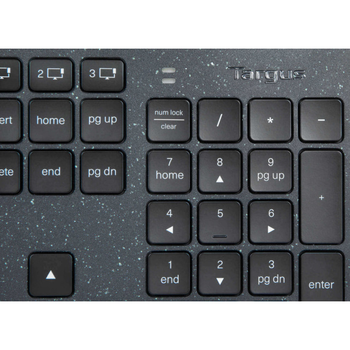 Targus EcoSmart AKB868UK clavier Universel Bluetooth QWERTY Anglais britannique Noir