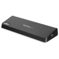 StarTech.com Station d'Accueil USB 3.0 Double Écran avec HDMI et DisplayPort 4K - USB 3.0 vers 4x USB-A, Ethernet, HDMI et DP 