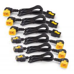 APC NetShelter - Kit cordon d'alimentation - Connecteurs à 90° - 0,61m