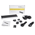 StarTech.com Station d'accueil USB 3.0 pour deux PC portables - KVM - Partagez un clavier, une souris, 2 écrans et des fichier