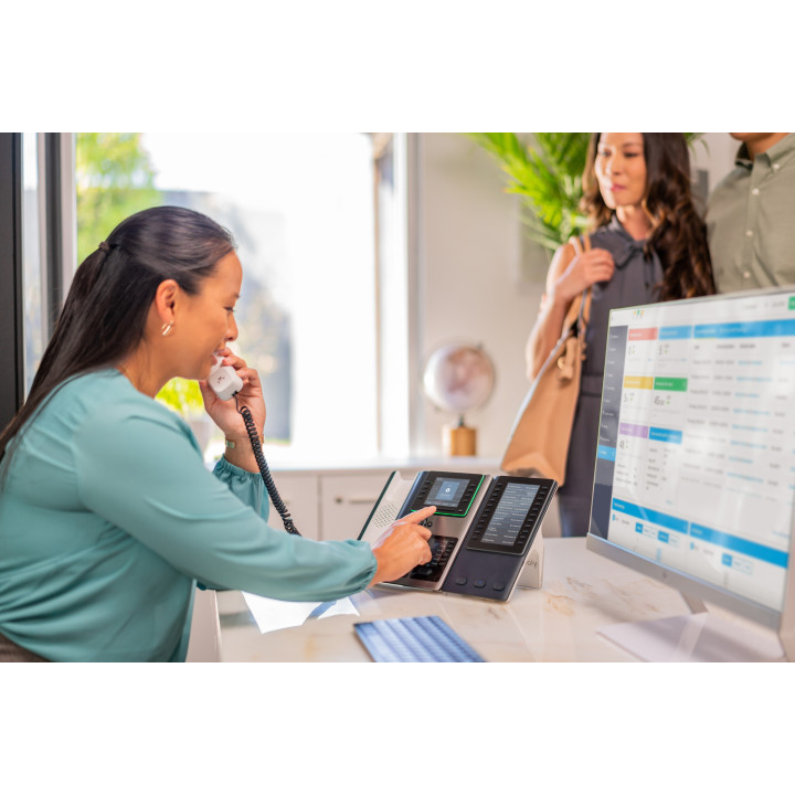 Poly Téléphone IP Edge E450 compatible PoE