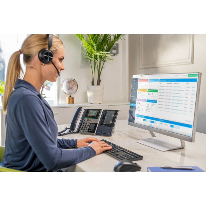 Poly Téléphone IP Edge E450 compatible PoE