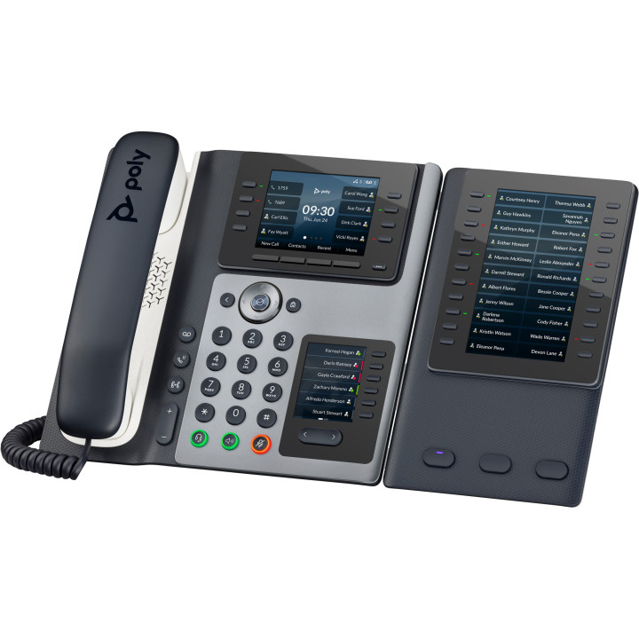 Poly Téléphone IP Edge E400 compatible PoE