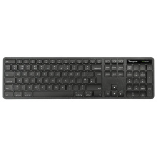 Targus EcoSmart AKB873UK clavier Universel RF sans fil + Bluetooth QWERTY Anglais britannique Noir