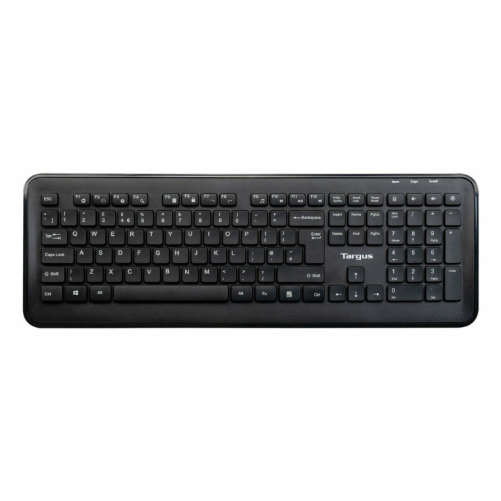 Targus AKM610UK clavier Souris incluse Universel RF sans fil QWERTY Anglais Noir