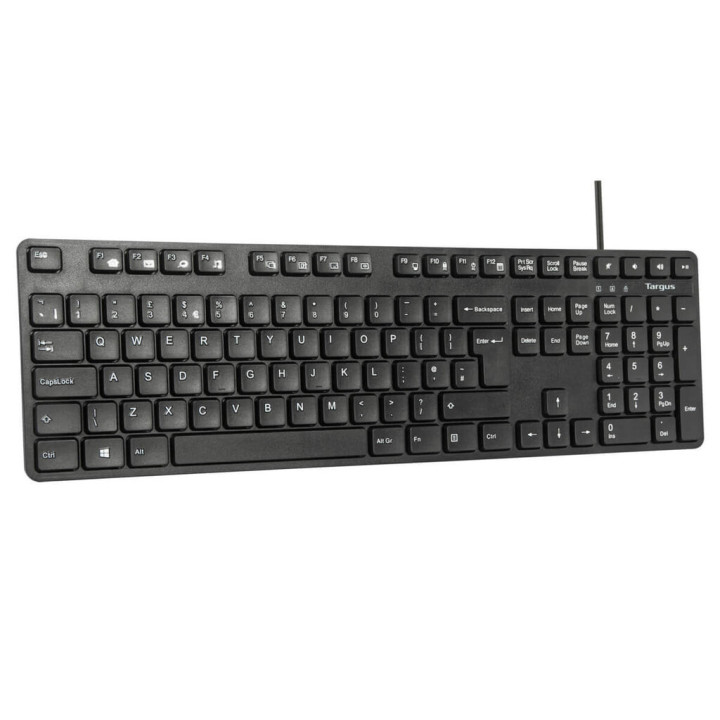 Targus AKM622UK clavier Souris incluse Universel USB QWERTY Anglais britannique Noir