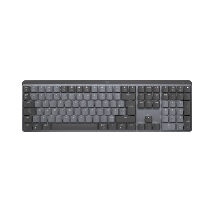 Logitech Master MX Mechanical clavier Bureau RF sans fil + Bluetooth AZERTY Français Graphite