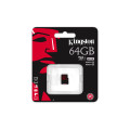 Kingston Technology microSDHC/SDXC UHS-I U3 64GB 64 Go MicroSDXC Classe 3