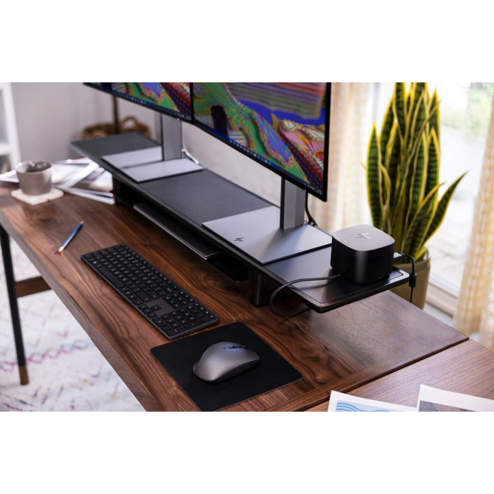 HP KBD 975 DUAL-MODE WL FR clavier RF sans fil + Bluetooth Noir