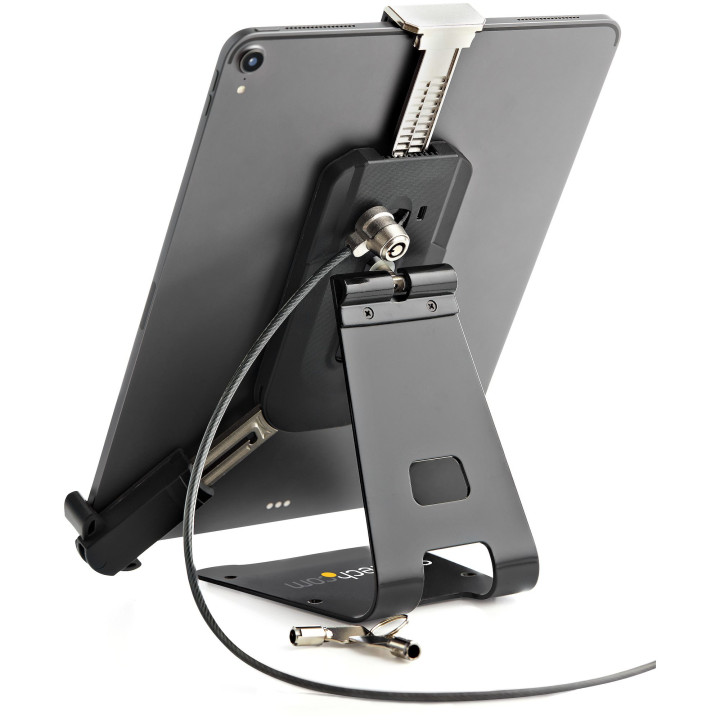 StarTech.com Support Tablette Sécurisé Câble K-Slot - Porte Tablette Vérouillable - Tablettes 7,9-13 pouces - Repose Tablet