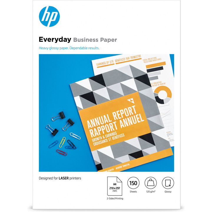 HP Papier multifonction recyclé 500 feuilles, format lettre 8,5 x 11 pouces