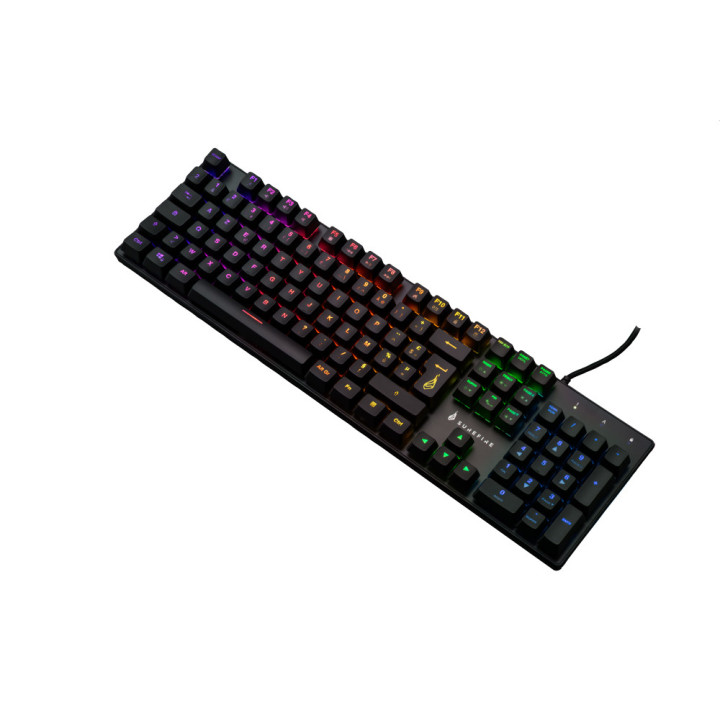 SureFire KingPin M2 clavier Jouer USB AZERTY Français Noir, Métallique