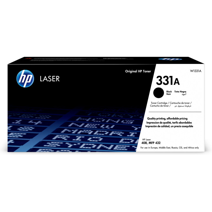 HP Cartouche d'encre laser noire authentique 331A