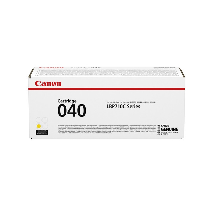 Canon 040 Cartouche de toner 1 pièce(s) Original Jaune