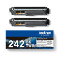 Brother TN242BKTWIN Pack de deux cartouches de toner originales – Noir