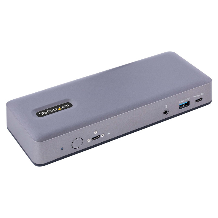 StarTech.com Station d'Accueil USB-C - Hub USB-C Multi-Moniteur HDMI/DP/DP Alt Mode - 3x 4K30 / 2x 4K60 - Dock USB 7 ports - 60