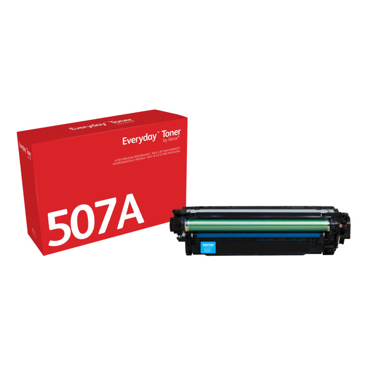Toner Cyan Everyday™ de Xerox compatible avec HP 507A (CE401A), Capacité standard