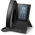 Poly Téléphone multimédia professionnel CCX 505 avec Open SIP et compatible PoE