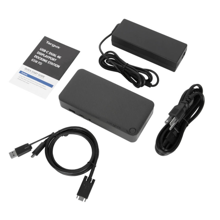Targus DOCK315EUZ hub & concentrateur USB 3.2 Gen 1 (3.1 Gen 1) Type-A + Mini DisplayPort 1.2 Noir