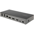 StarTech.com Dock USB-C - Station d'accueil USB Type C Triple Écrans 4K - Alimentation 100W - DP 1.4 Alt Mode & DSC, 2x Displa