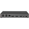 StarTech.com Dock USB-C - Station d'accueil USB Type C Triple Écrans 4K - Alimentation 100W - DP 1.4 Alt Mode & DSC, 2x Displa